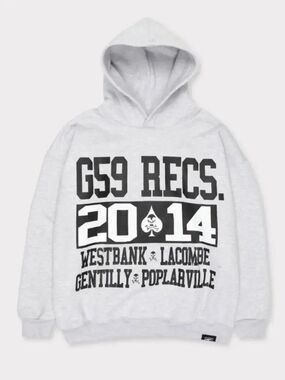 G59 Back Woods Hoodie in Heather Grey